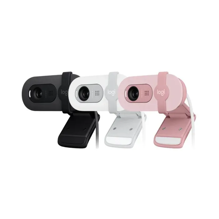 Webcam Logitech Brio 100 Full HD Shutter Privacy Built-in Microphone